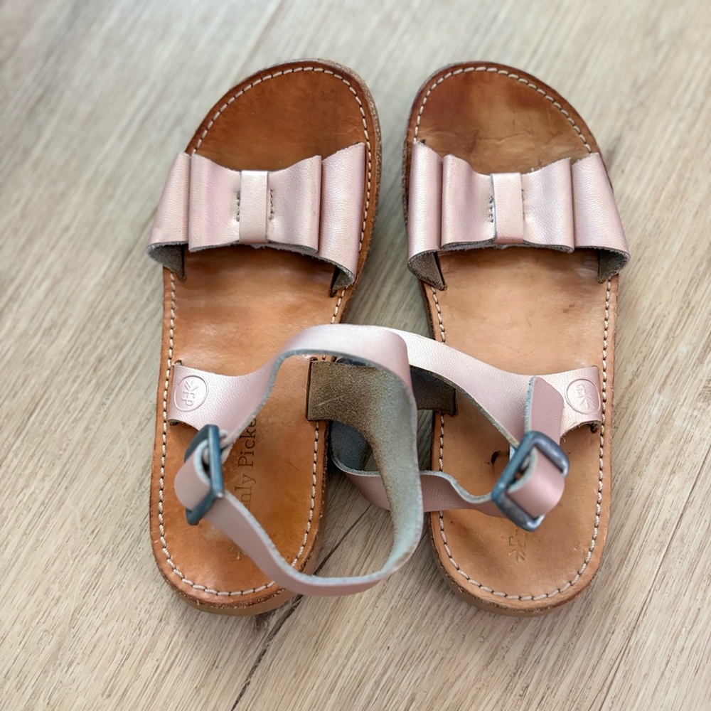 Freshly Picked Pink Kids Sandals